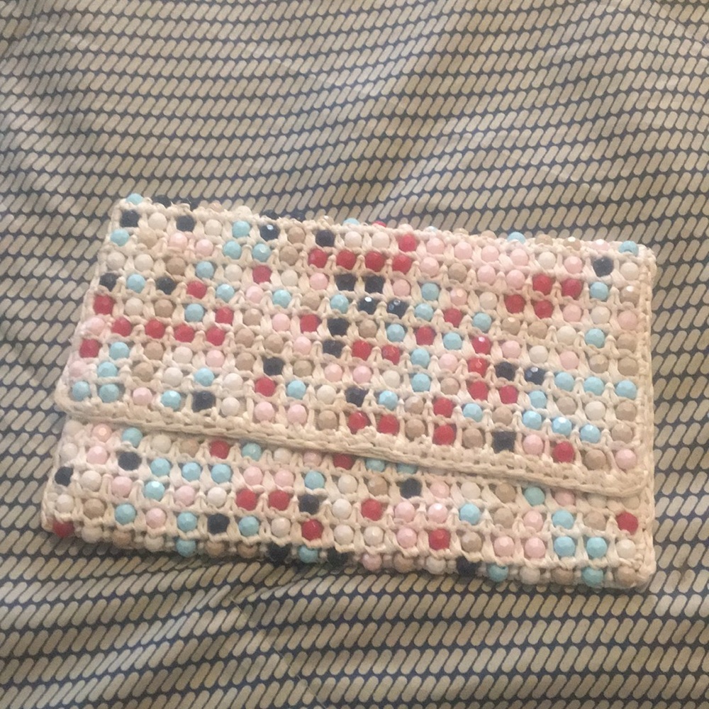 Beautiful Vintage Italian Beaded Clutch